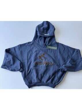 Scuffers Safari Blue Hoodie Unisex Small
